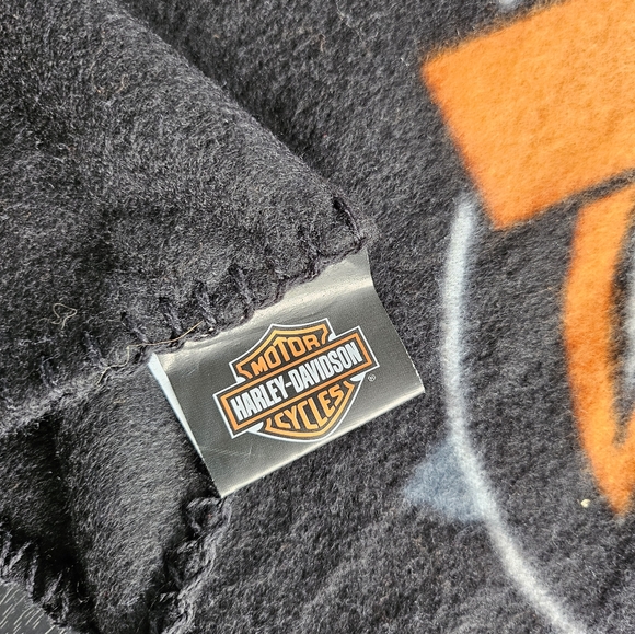 Harley Davidson Throw Blanket - Picture 3 of 3